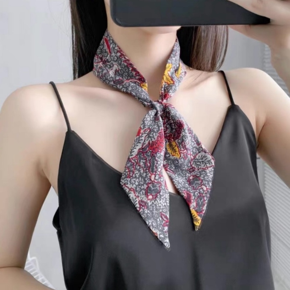 Madewell silk skinny bandana black